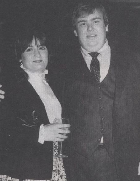 Rosemary Margaret Hobor with her husband John Candy